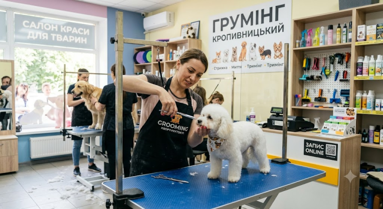 Груминг в Кропивницком: стрижка собак и кошек, уход и профессиональные салоны