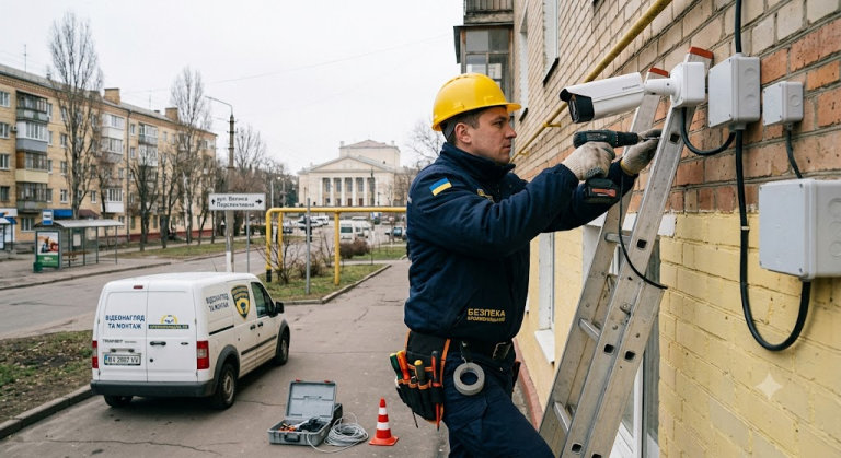 Установка камер видеонаблюдения в Кропивницком: безопасность под контролем