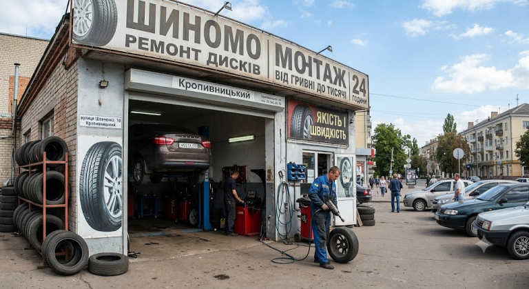 Шиномонтаж в Кропивницком: правила выбора и советы для водителей