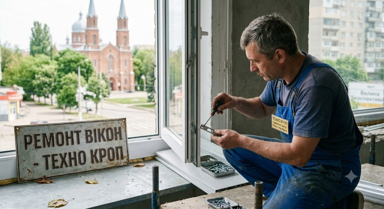 Ремонт окон в Кропивницком