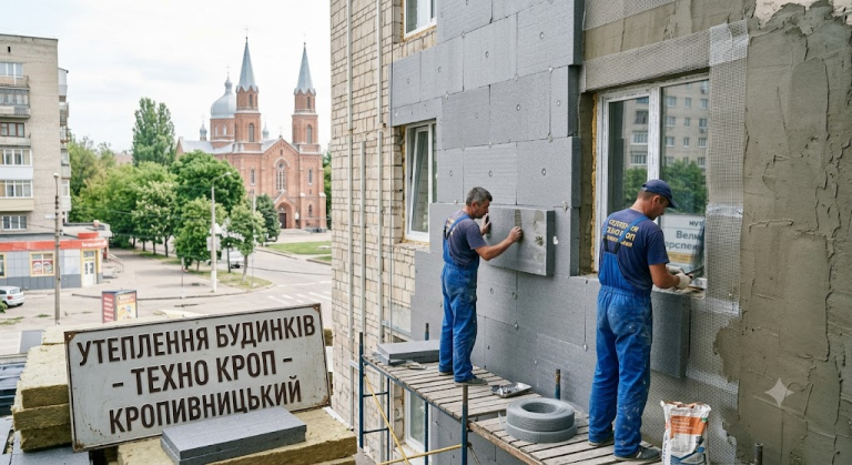 Утепление домов в Кропивницком