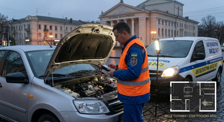 Автоелектрик у Кропивницькому: коли потрібен виїзд спеціаліста?