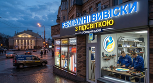 Виготовлення рекламних вивісок з підсвіткою у Кропивницькому: ефективна реклама для вашого бізнесу